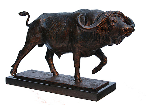 Tapudzadilo II buffalo bull charging